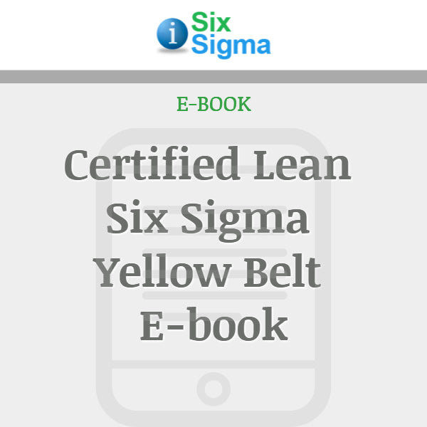 Certified Lean Six Sigma Yellow Belt E-book - Main Image
