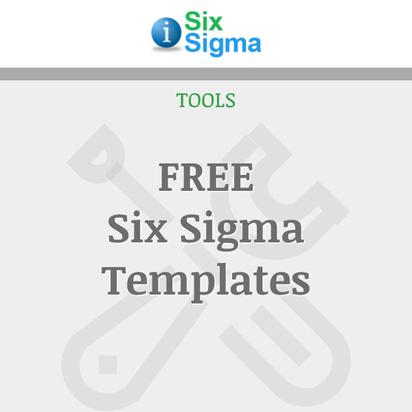 six sigma excel templates