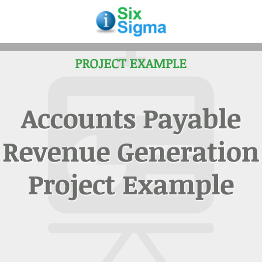 Accounts Payable Revenue Generation Project Example