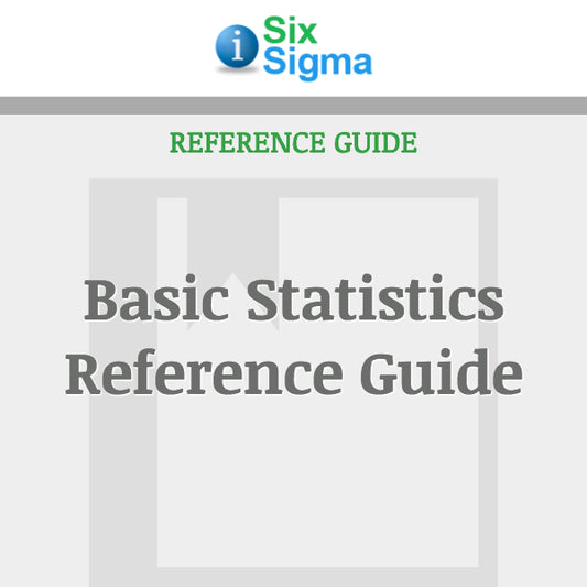 Reference Stat Reference Guides – isixsigma