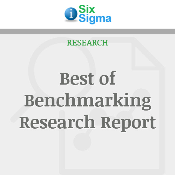 Best of Benchmarking Research Report