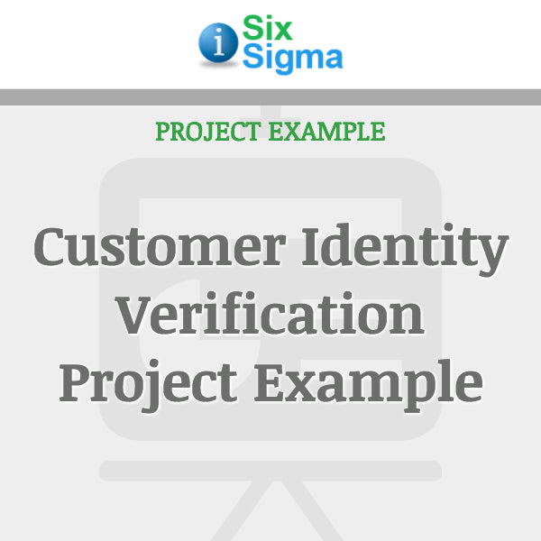 Customer Identity Verification Project Example