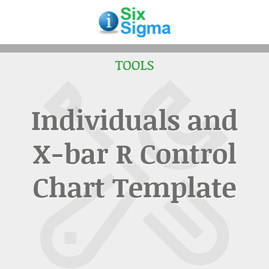 Individuals and X-bar R Control Chart Template