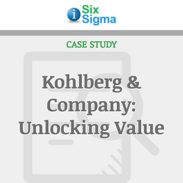 Kohlberg & Company: Unlocking Value