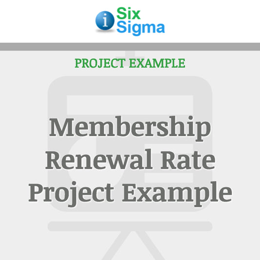 Membership Renewal Rate Project Example
