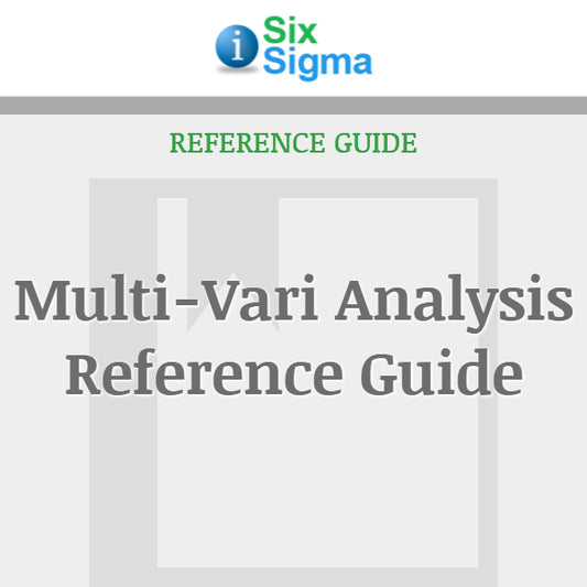 Multi-Vari Analysis Reference Guide