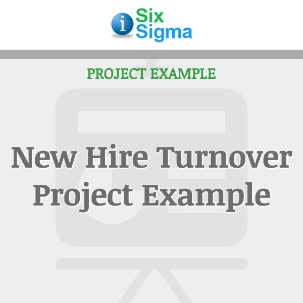 New Hire Turnover Project Example
