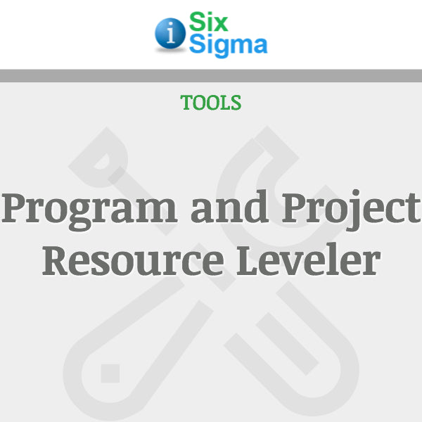 Program and Project Resource Leveler