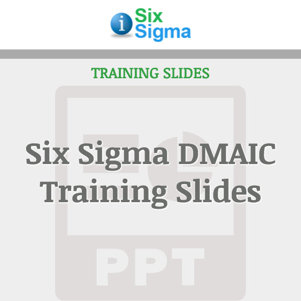 Sigma Training Six Sigma DMAIC Training Slides – isixsigma