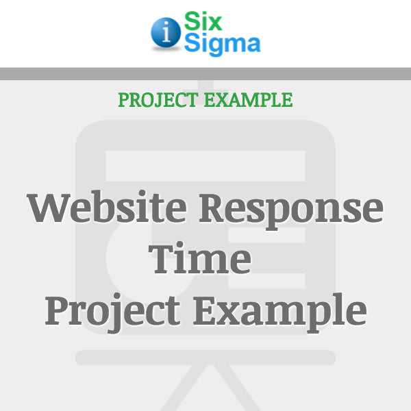 Website Response Time Project Example